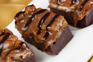 Fudge Brownie Caramel Pecan